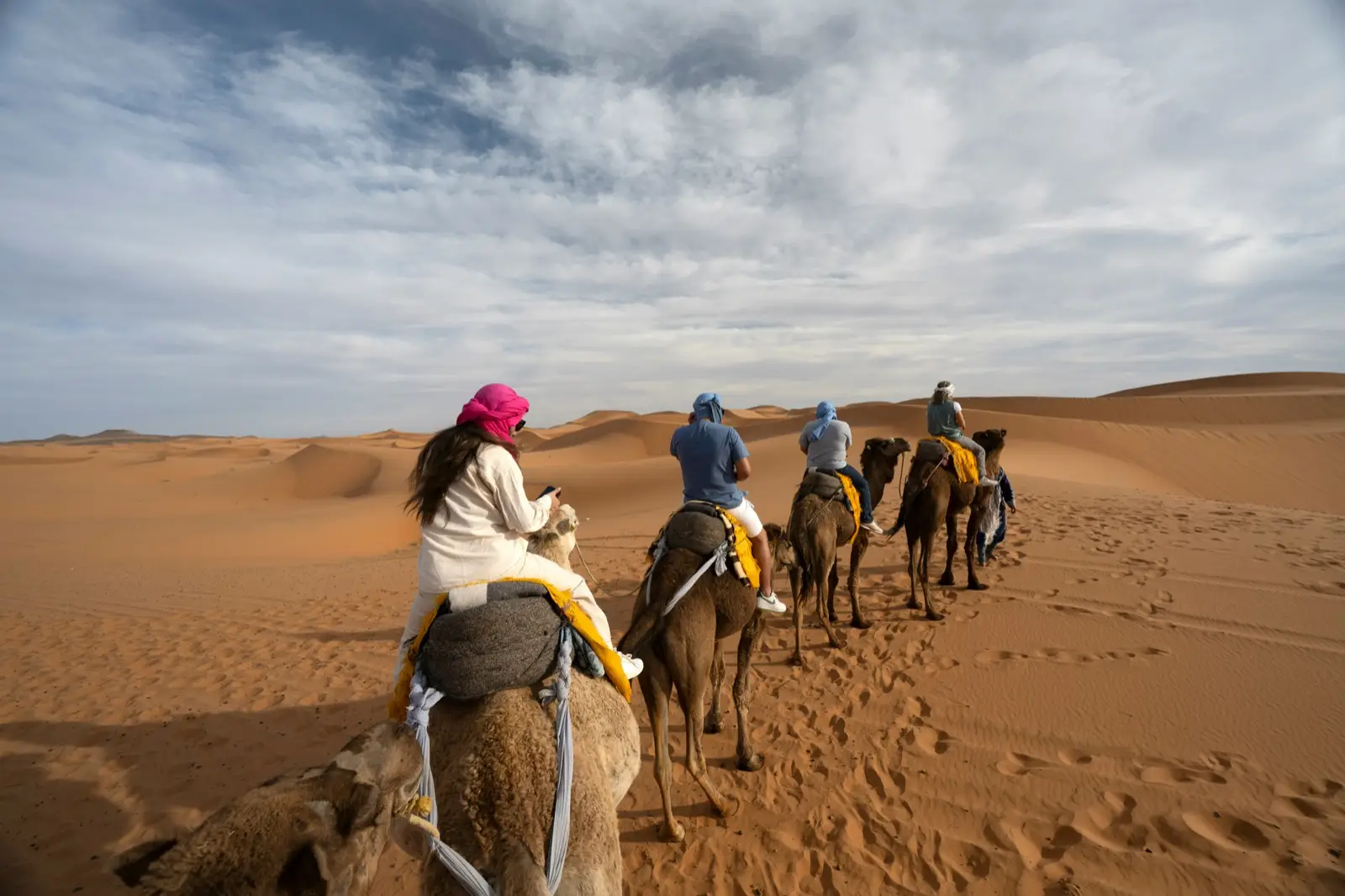 Camel Riding Activity In Morocco